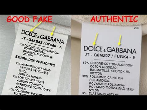 fake dolce and gabbana hologram|dolce gabbana t shirt real.